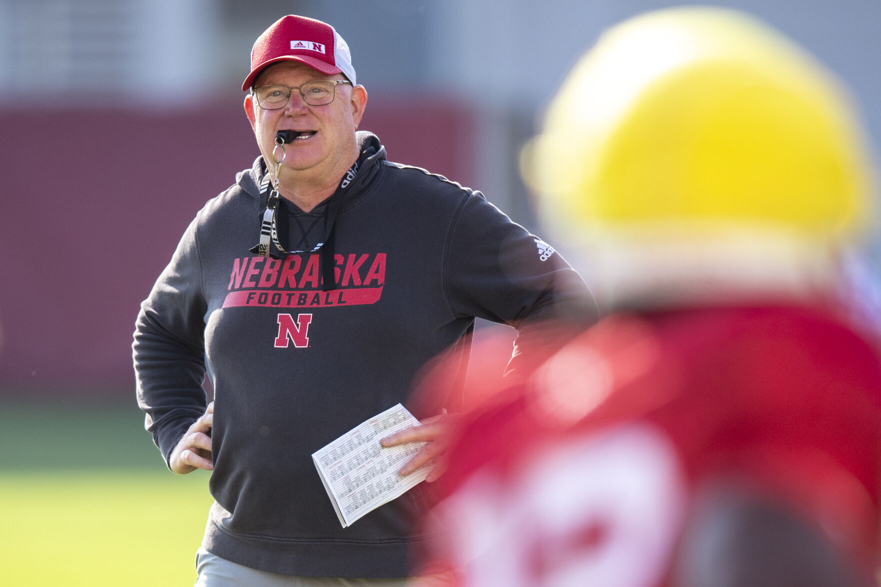NU football practice, 8.8